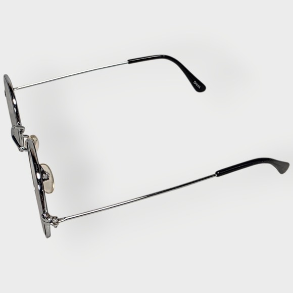 NEW 90s ROUND Charib Hologram Sunglasses, Unworn Original Vintage Glasses NOS - Picture 5 of 5